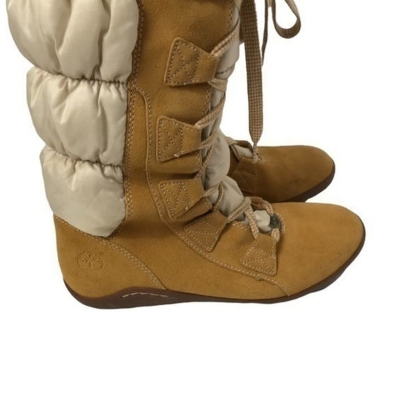 Timberland Lace up Faux Fur Boots - Picture 5 of 7